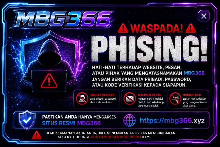 Peringatan waspada phishing dan link palsu yang mengatasnamakan MBG366
