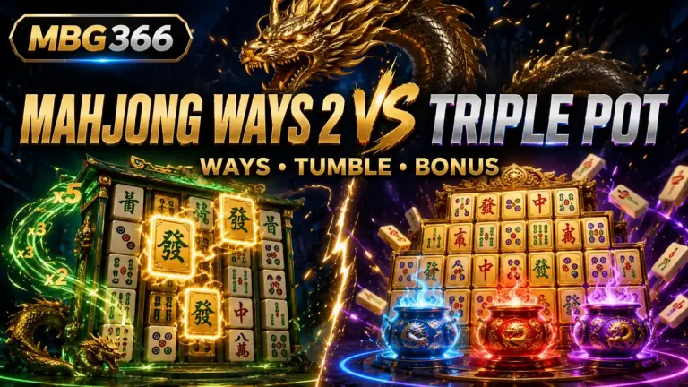 Mahjong Ways 2 vs Mahjong Wins Triple Pot MBG366