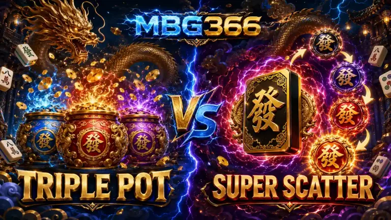 Mahjong Wins Triple Pot vs Super Scatter MBG366